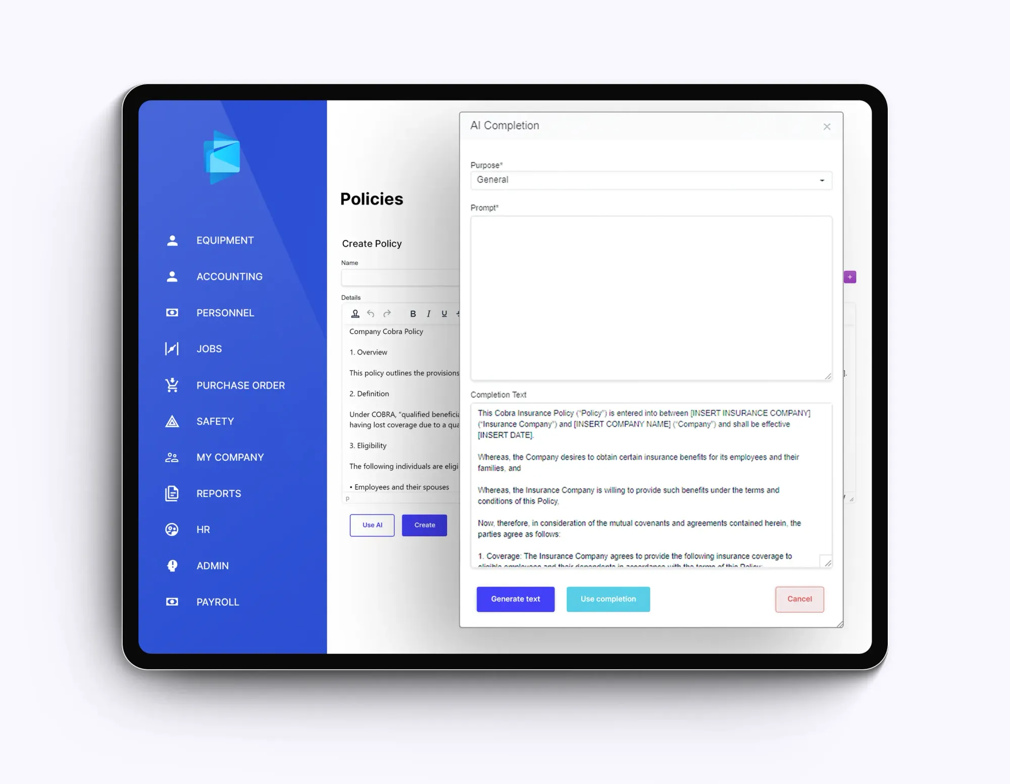 Safety and security workflow preview